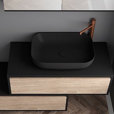 Drawer asymmetrical