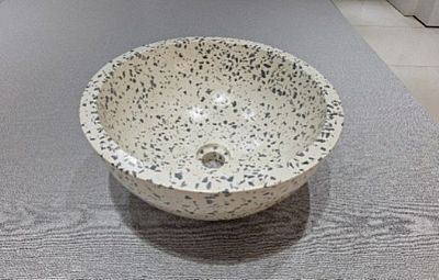 TERAZZO BIG GRAVEL GREY 40X40X15