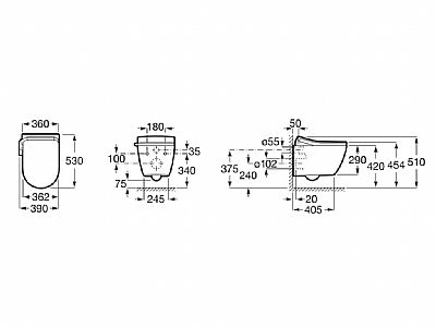 ONA IN-WASH RIMLESS VORTEX 