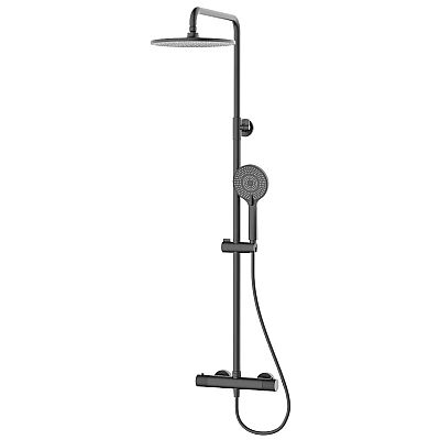 IRIS-T THERMOSTATIC GUN METAL FAYANS