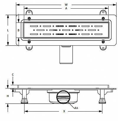 ΚΑΝΑΛΙ ΝΤΟΥΖ 60cm ΓΙΑ ΠΛΑΚΑΚΙ