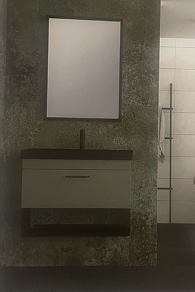 Puro II Έπιπλο Μπάνιου Πλήρες Σύνθεση Mελαμίνη & Λάκα