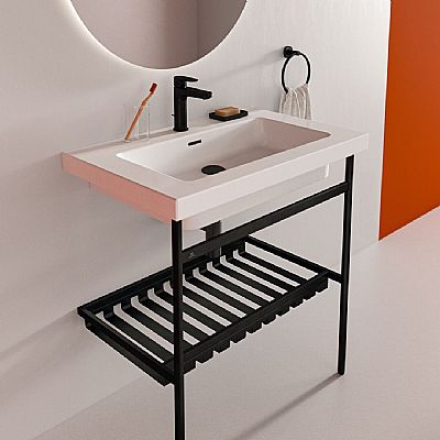CONCA Μεταλλικά πόδια νιπτήρων επίπλου σε φινίρισμα BLACK