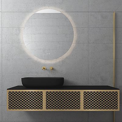WIRE Βάση επίπλου με ένα πορτάκι 1,50cm