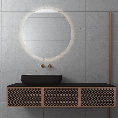 WIRE Βάση επίπλου με ένα πορτάκι 1,50cm