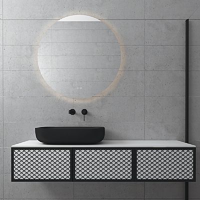 WIRE Βάση επίπλου με ένα πορτάκι 1,50cm