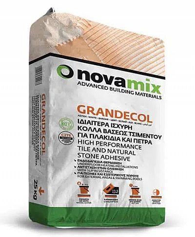 Grandecol novamix 25kg white C2TE